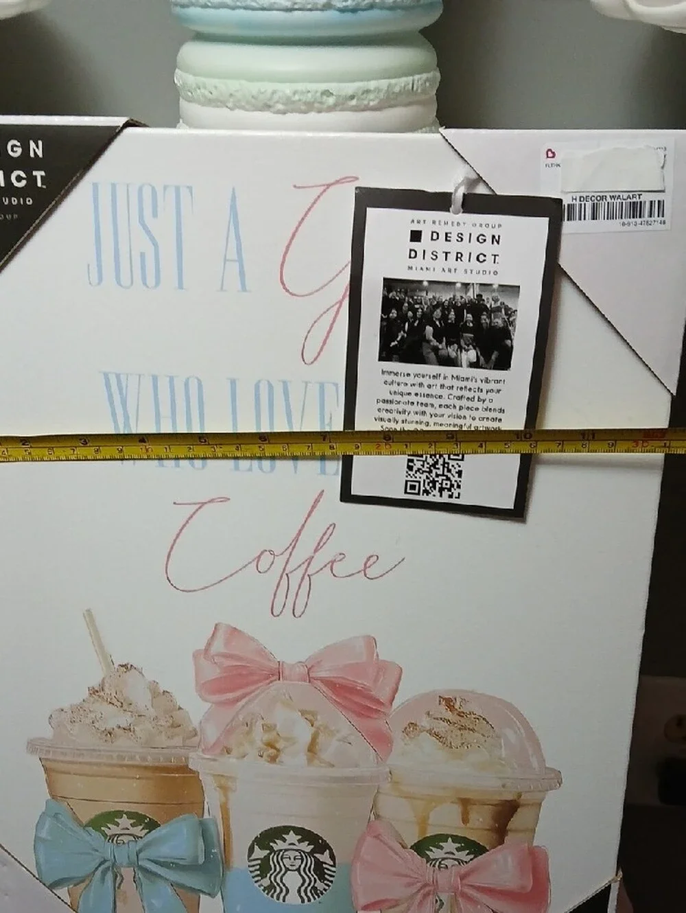 Starbucks Inspired Wall Art with 